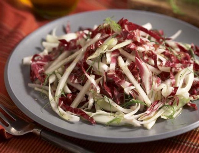 Image of Radicchio, Pear, and Fennel Salad with Anise Orange Dressing