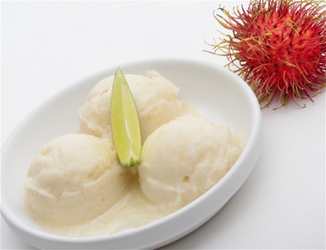 Image of Rambutan and Lime Sorbet