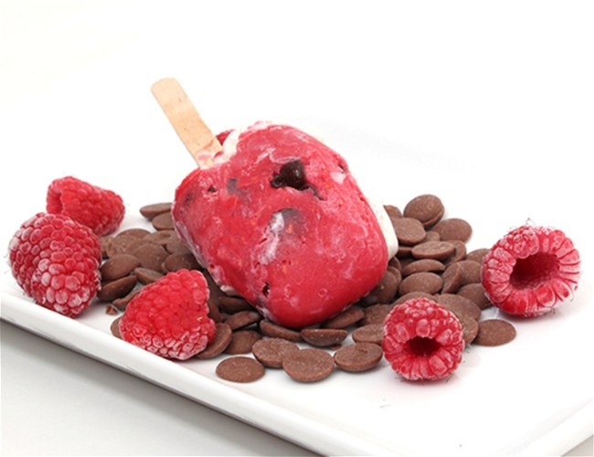 Image of Chocolate Raspberry Creamsicles