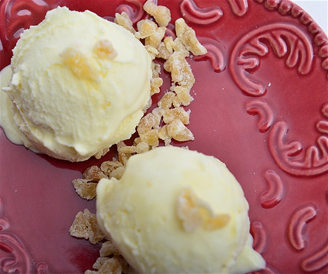 Image of Chunky Ginger Ice Cream