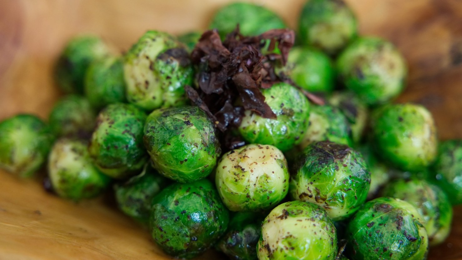 Image of Dulse Roasted Brussel Sprouts Recipe