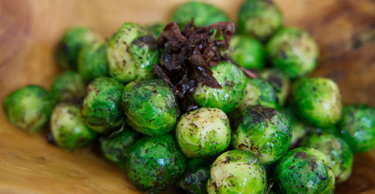 Dulse Roasted Brussel Sprouts Recipe