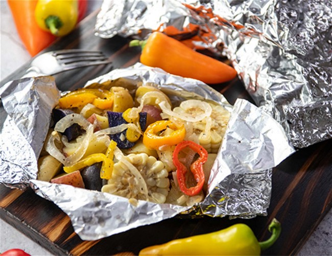 Image of Red, White and Blue Potato Pocket