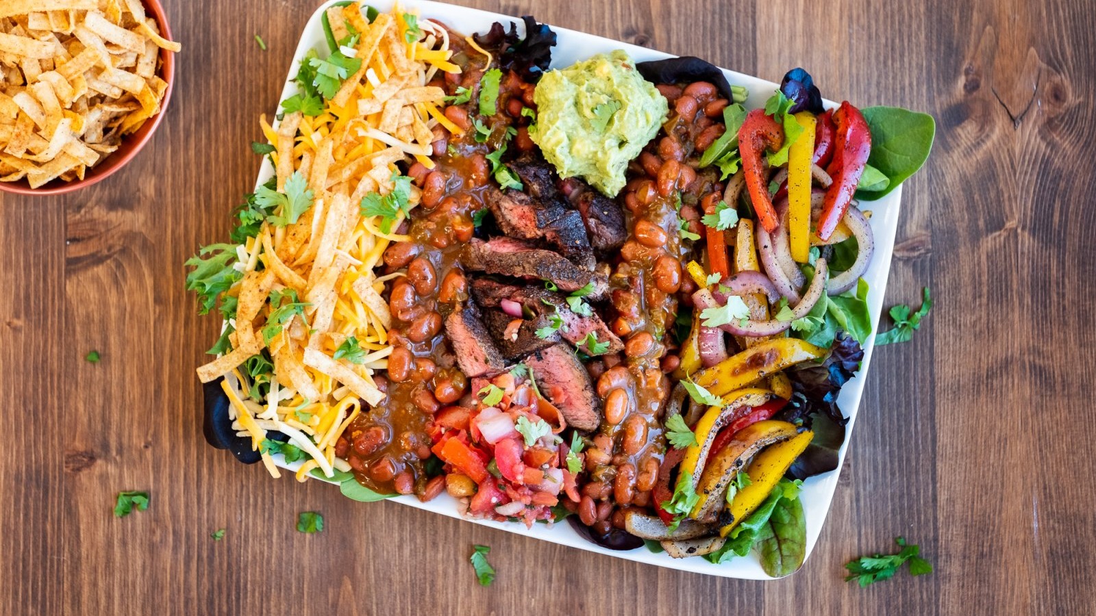 Image of Jalapeño Bacon Bean Fajita Salad