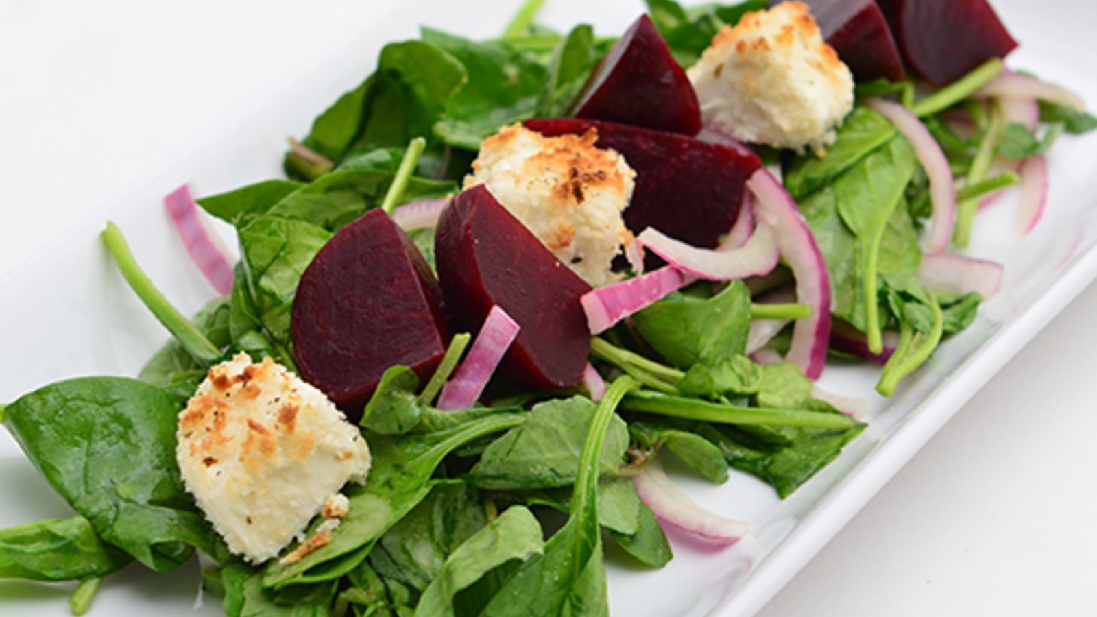 Baby Beetroot Salad & Goats Cheese Mousse - Temptation For Food
