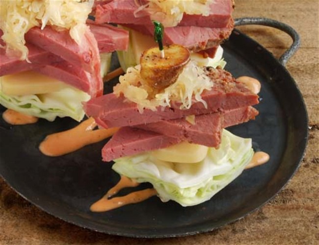 Image of Corned Beef and Cabbage Bites