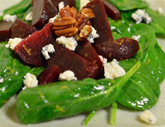 Image of Roasted Beets and Baby Greens Salad