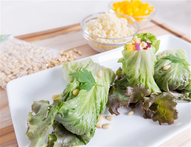 Image of Couscous Lettuce Wraps