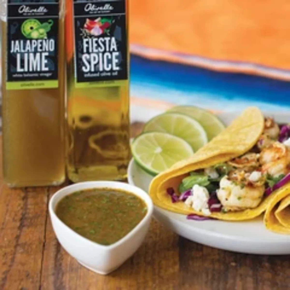 Mexican Chimichurri Shrimp Tacos