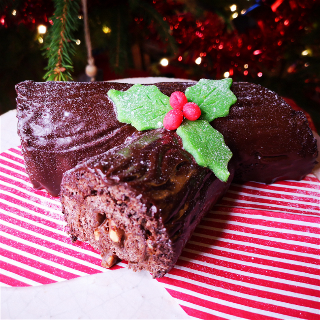 Image of Nutty Chocolate Log