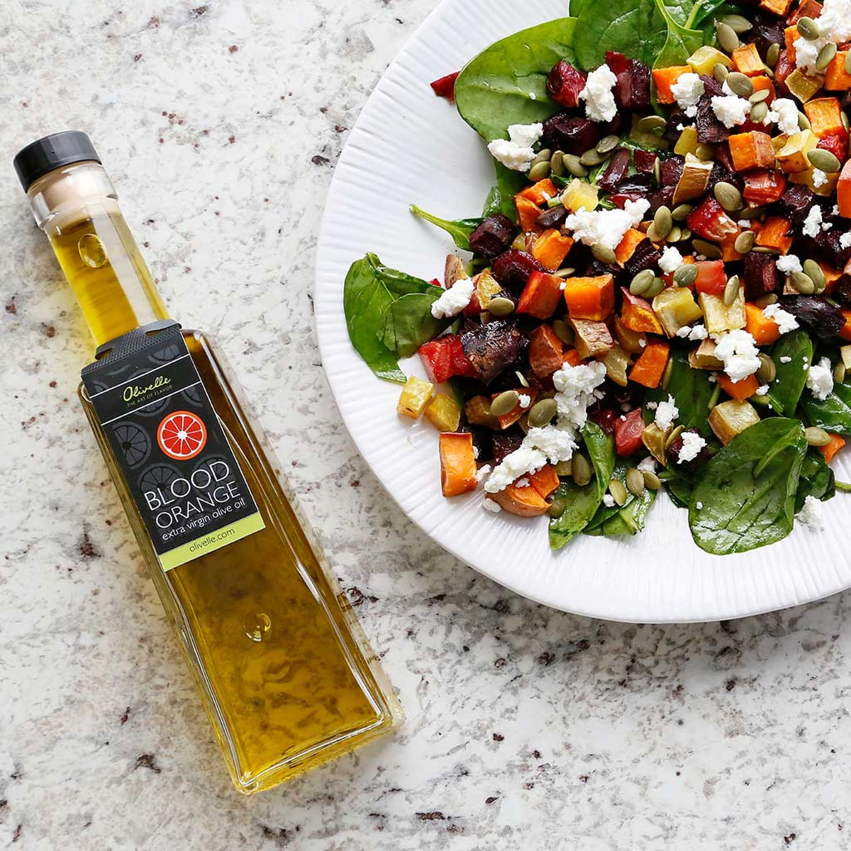 Blood Orange and Roasted Root Vegetable Salad