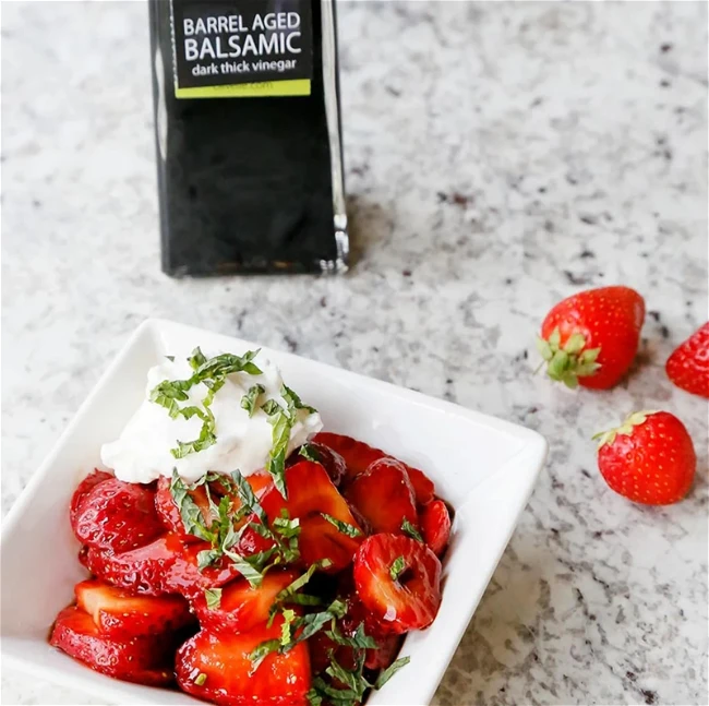 Image of Barrel Aged Balsamic Strawberries
