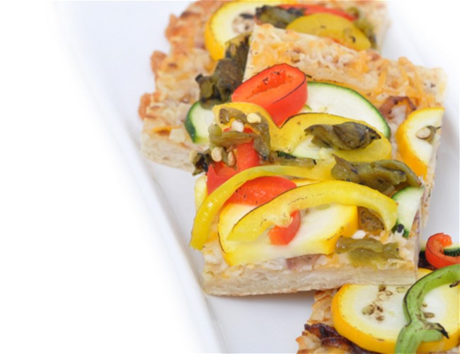 Image of Veggie Cheesy Bread with New Mexico Hatch Chiles