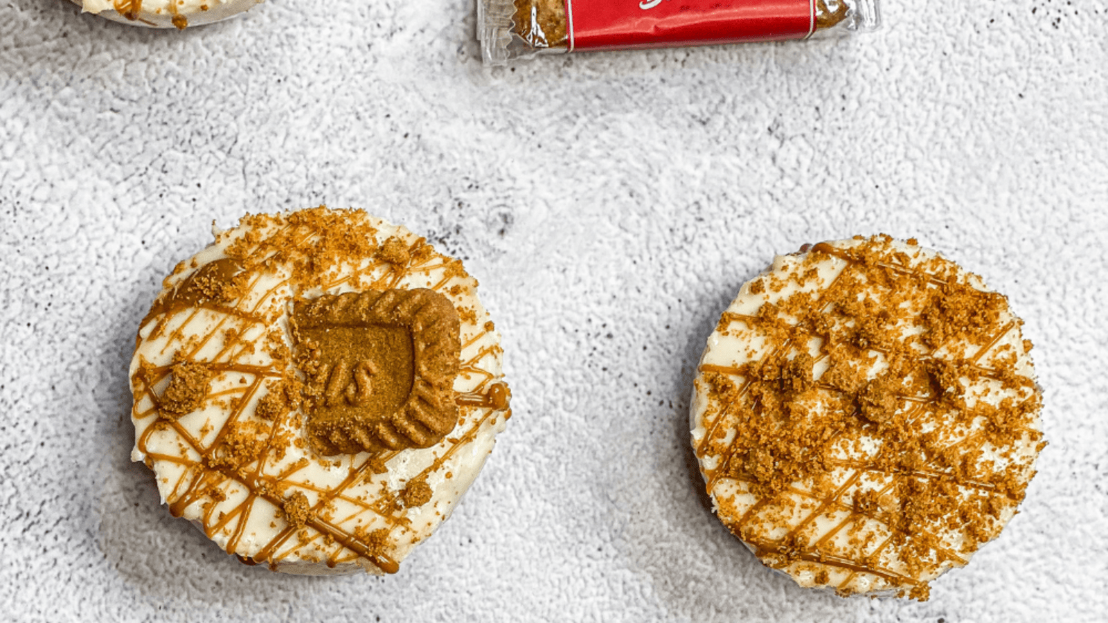 Image of Biscoff Protein Cheesecakes