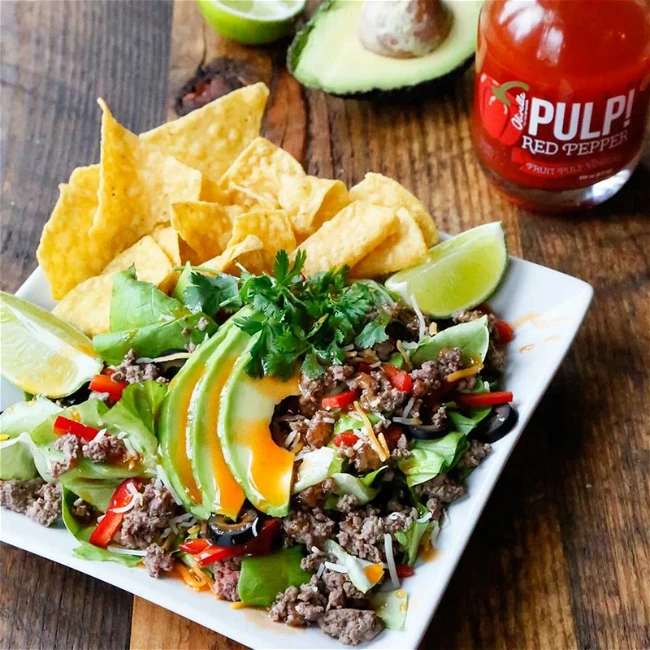 Image of Red Pepper Taco Salad