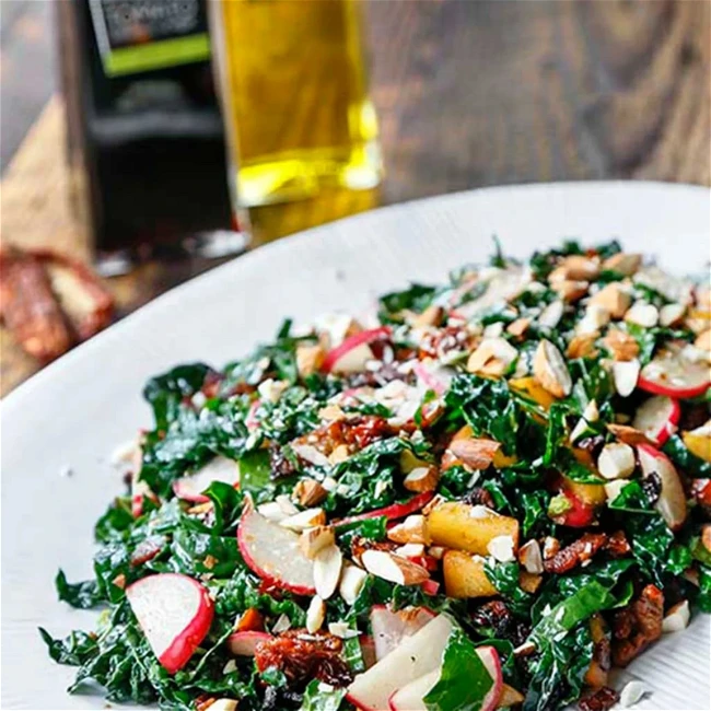 Image of Warm Bacon & Kale Salad