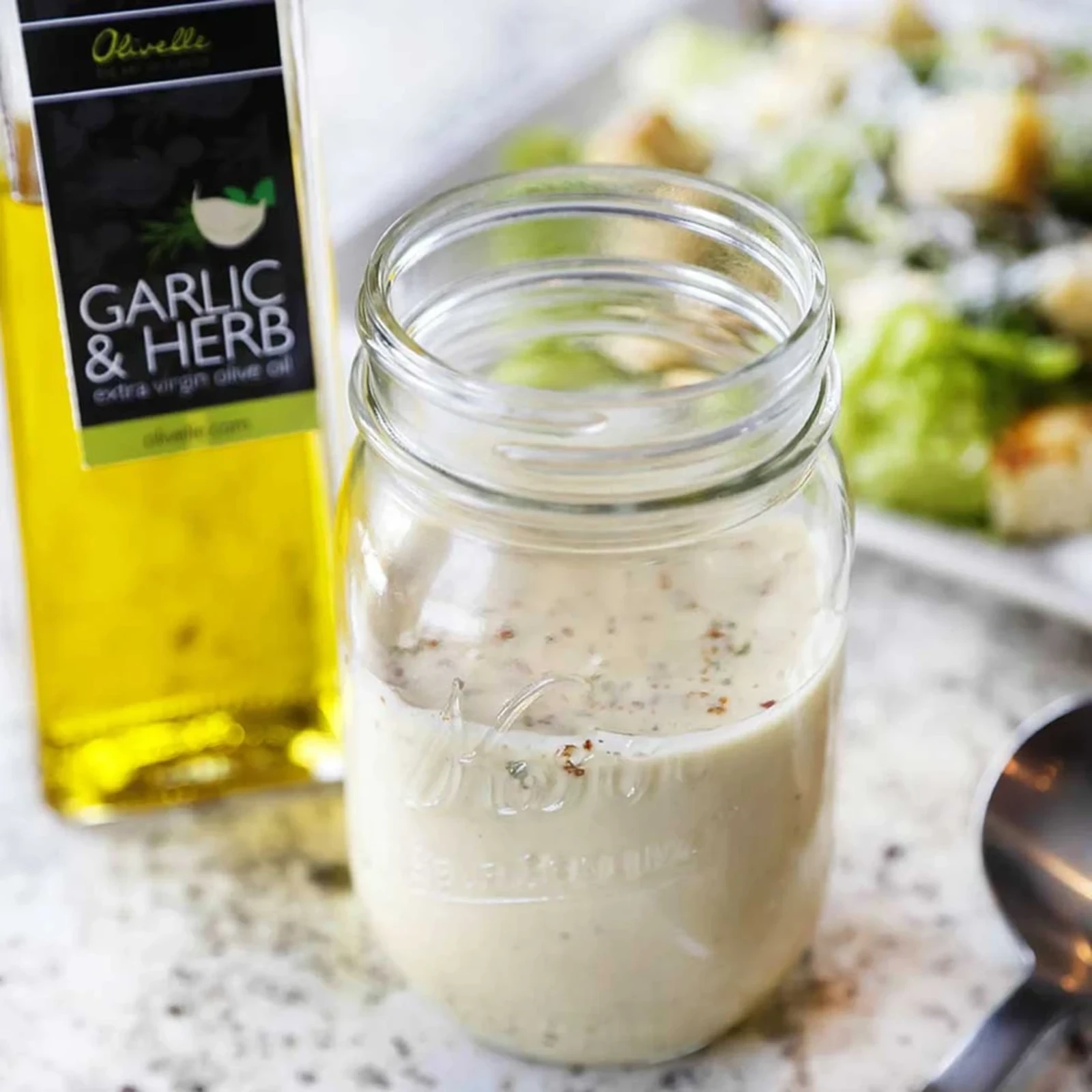 Garlic Parmesan Caesar Dressing