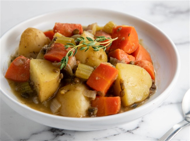 Image of Vegetarian Irish Lentil Guinness Stew