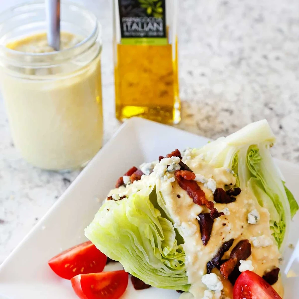 Classic Wedge Salad with Blue Cheese Dressing