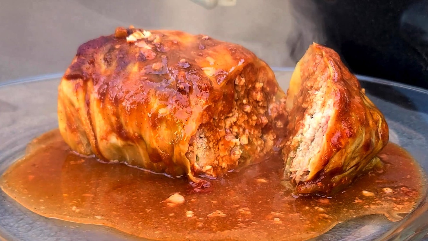 Image of Stuffed Cabbage in Hot Chili Sauce
