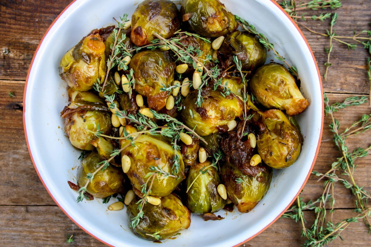 Braised Brussels Sprouts