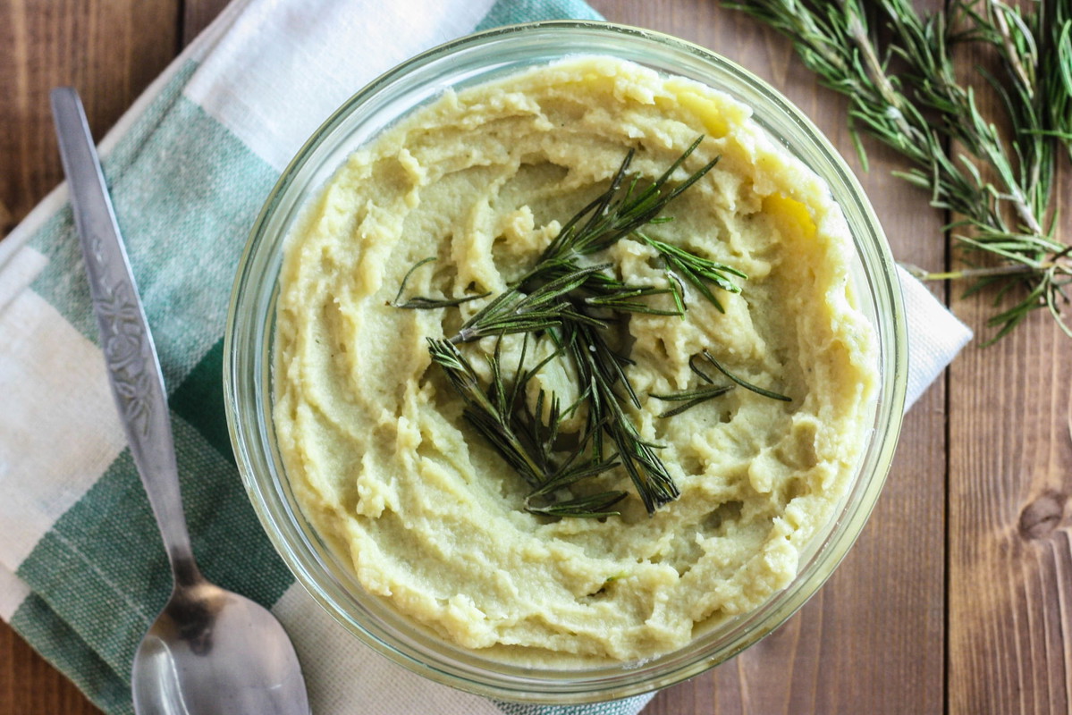 Mashed Cauliflower with Rosemary