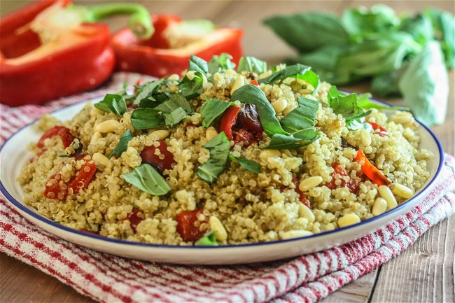 Image of Quinoa with Roasted Red Peppers
