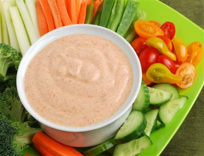 Image of Crudité with Hot Hatch Chile Pepper Greek Yogurt