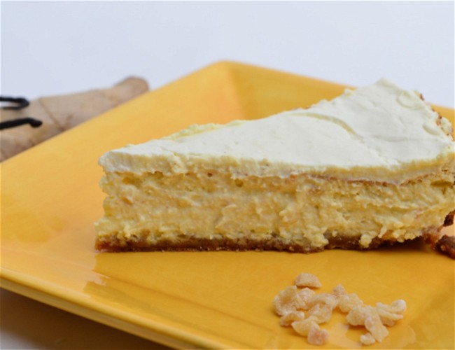 Image of Crystallized Ginger Cheesecake