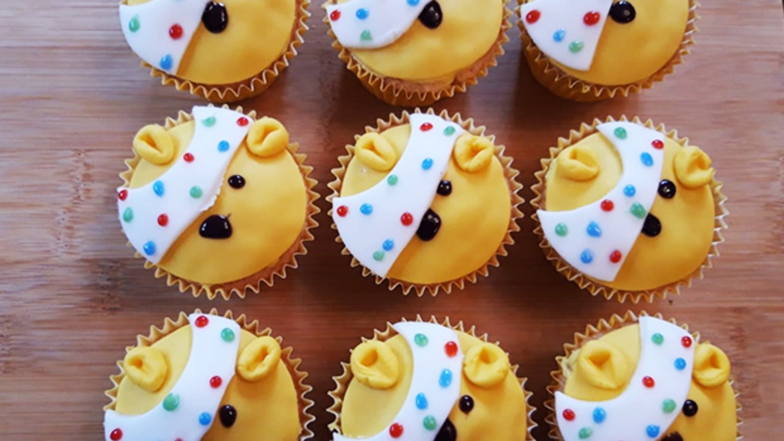 Image of Yummy Pudsey Bear Cupcakes