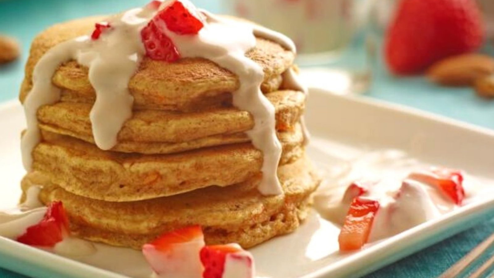 Image of Carrot Cake Almond Pancakes