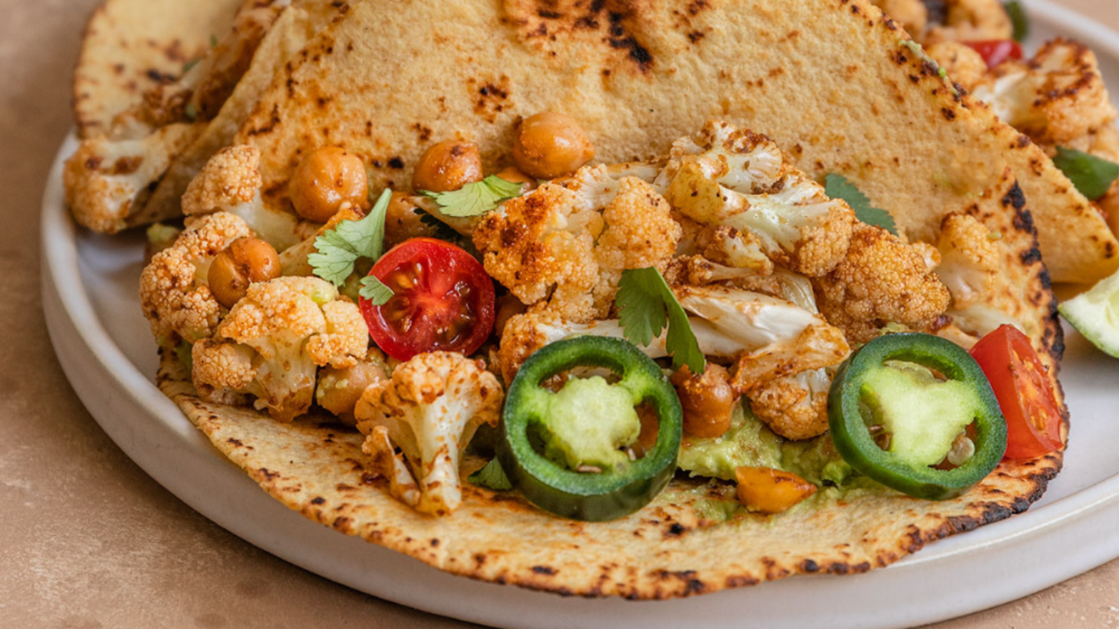 Image of Cauliflower & Chickpea Tacos