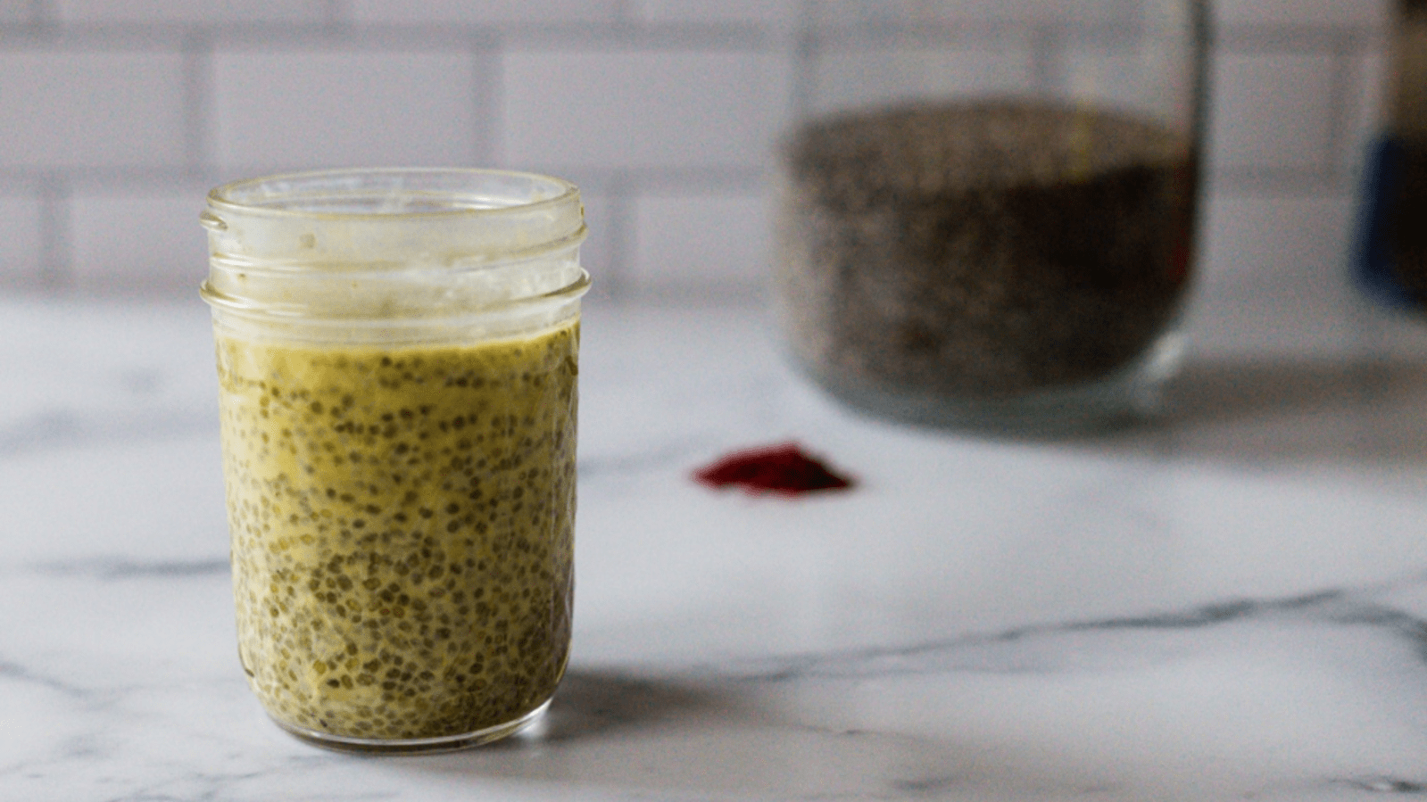 Image of Saffron Chia Seed Pudding