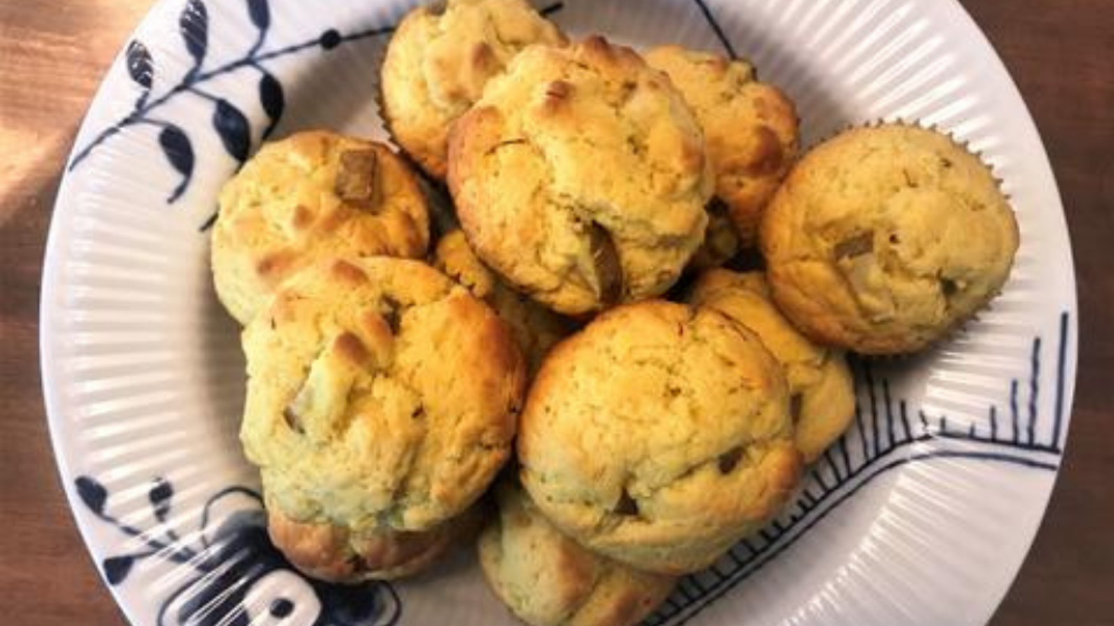 Image of Brown Butter Pear Saffron Muffins