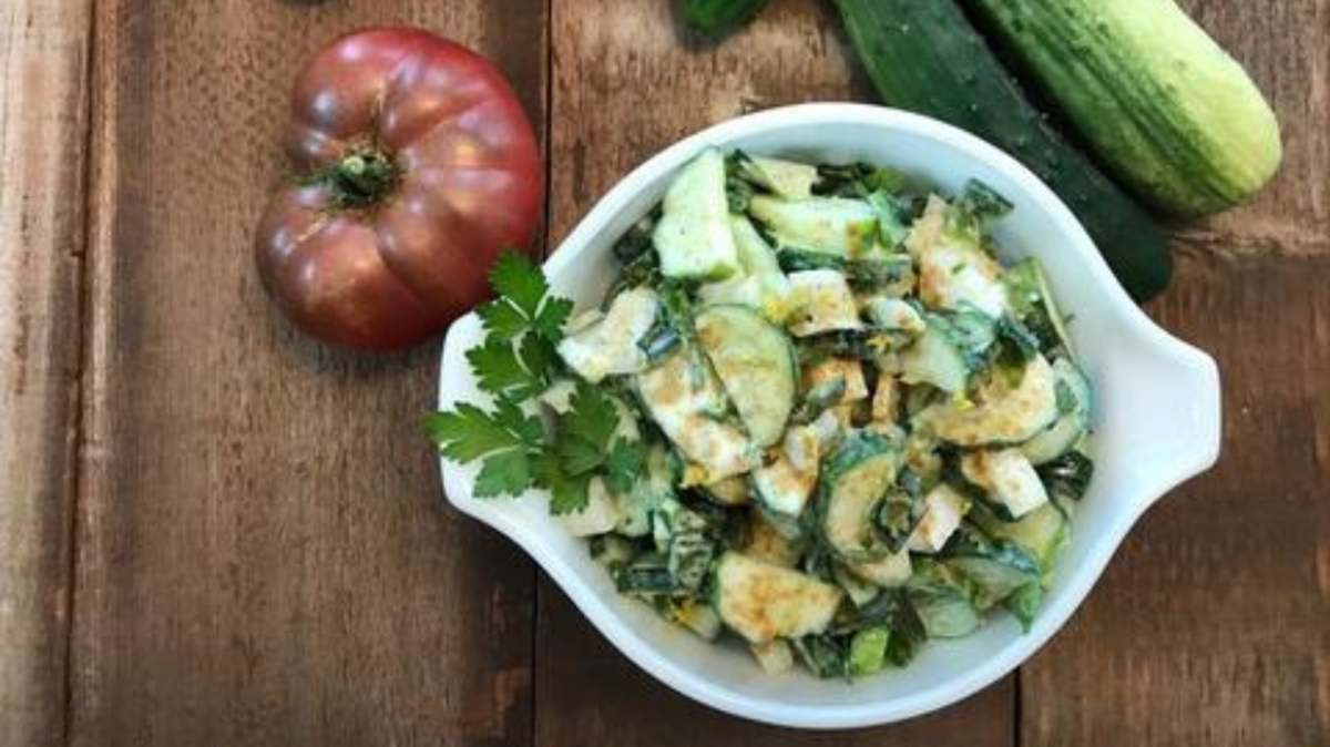 Cool Cumin Cucumber Salad
