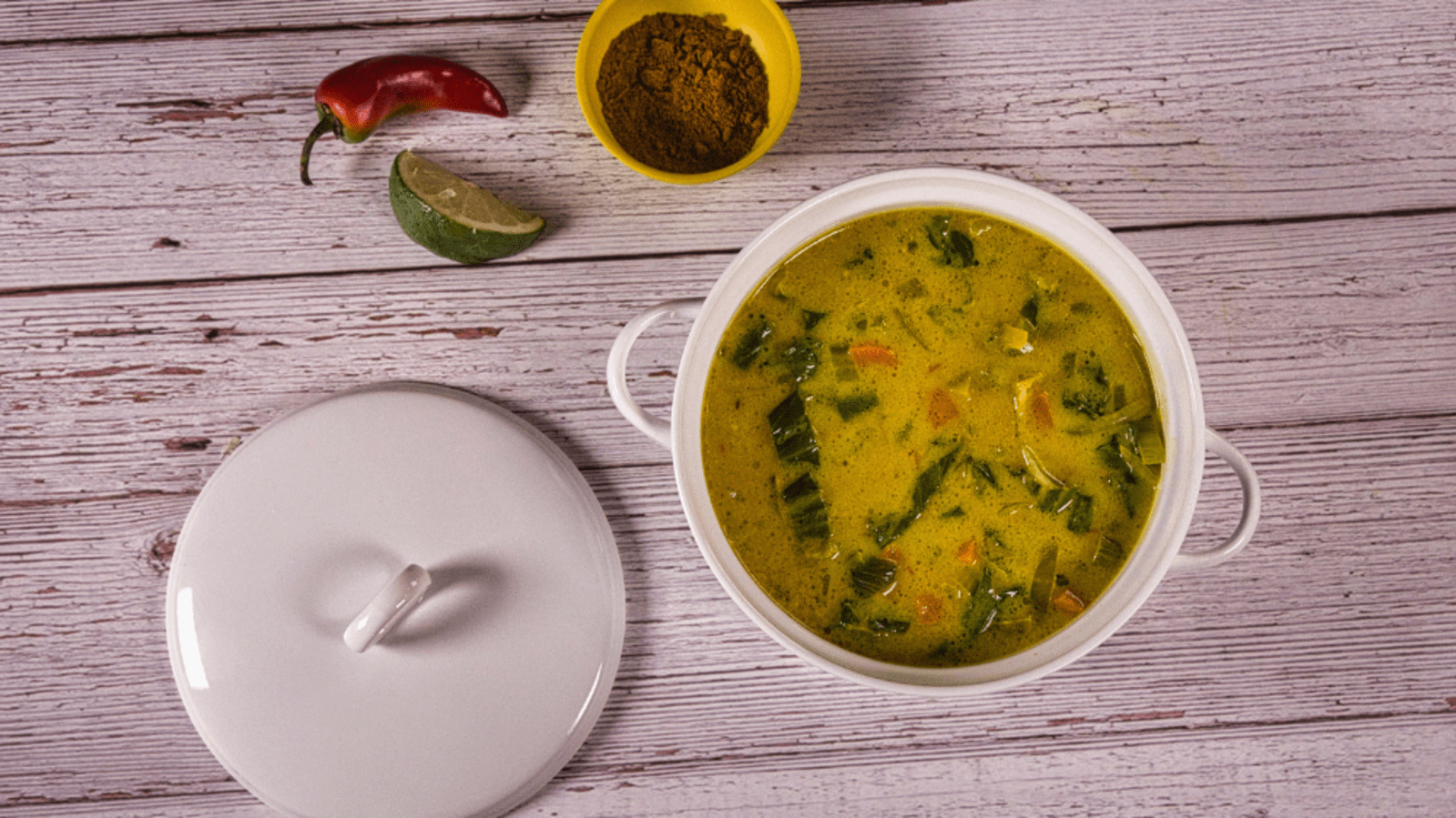 Image of Coconut Curry Vegetable Soup