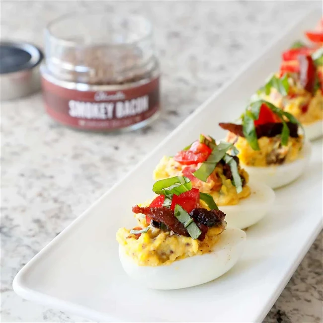 Image of BLT Deviled Eggs