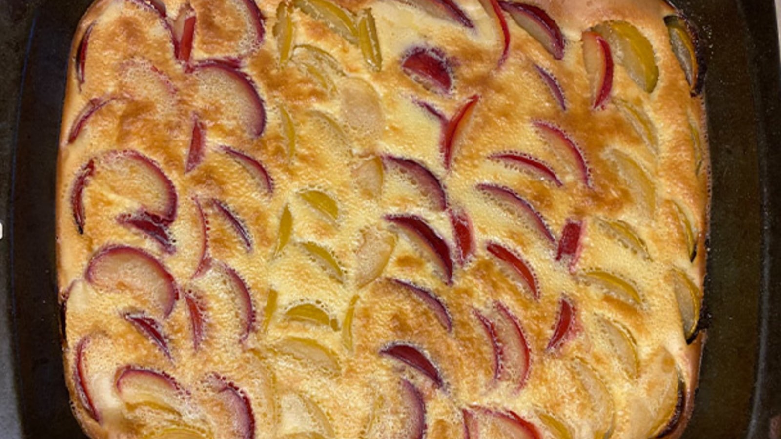Image of Two Plums Custard Pudding