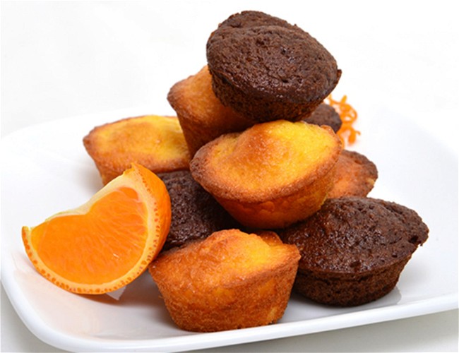 Image of Easy Pixie Tangerine Mini Cupcakes