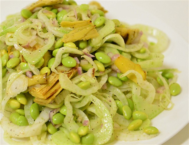 Image of Edamame (Soybeans) and Fresh Fennel Salad