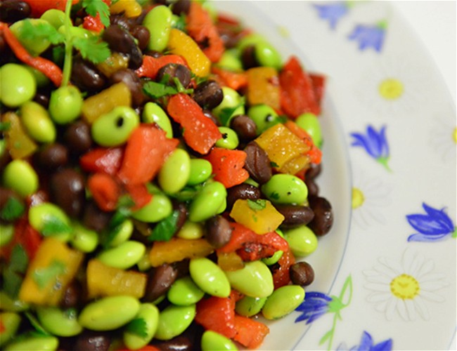 Image of Edamame (Soybeans) Salad