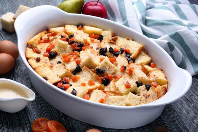 Image of Classic Fruit and Bread Pudding