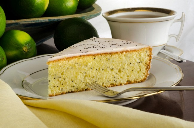 Image of Keto Lemon Poppy Seed Cake