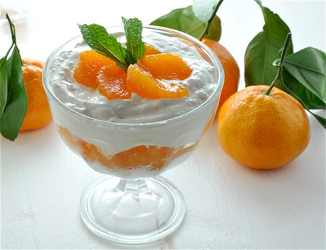 Image of Satsuma Tangerine Tofu Mousse