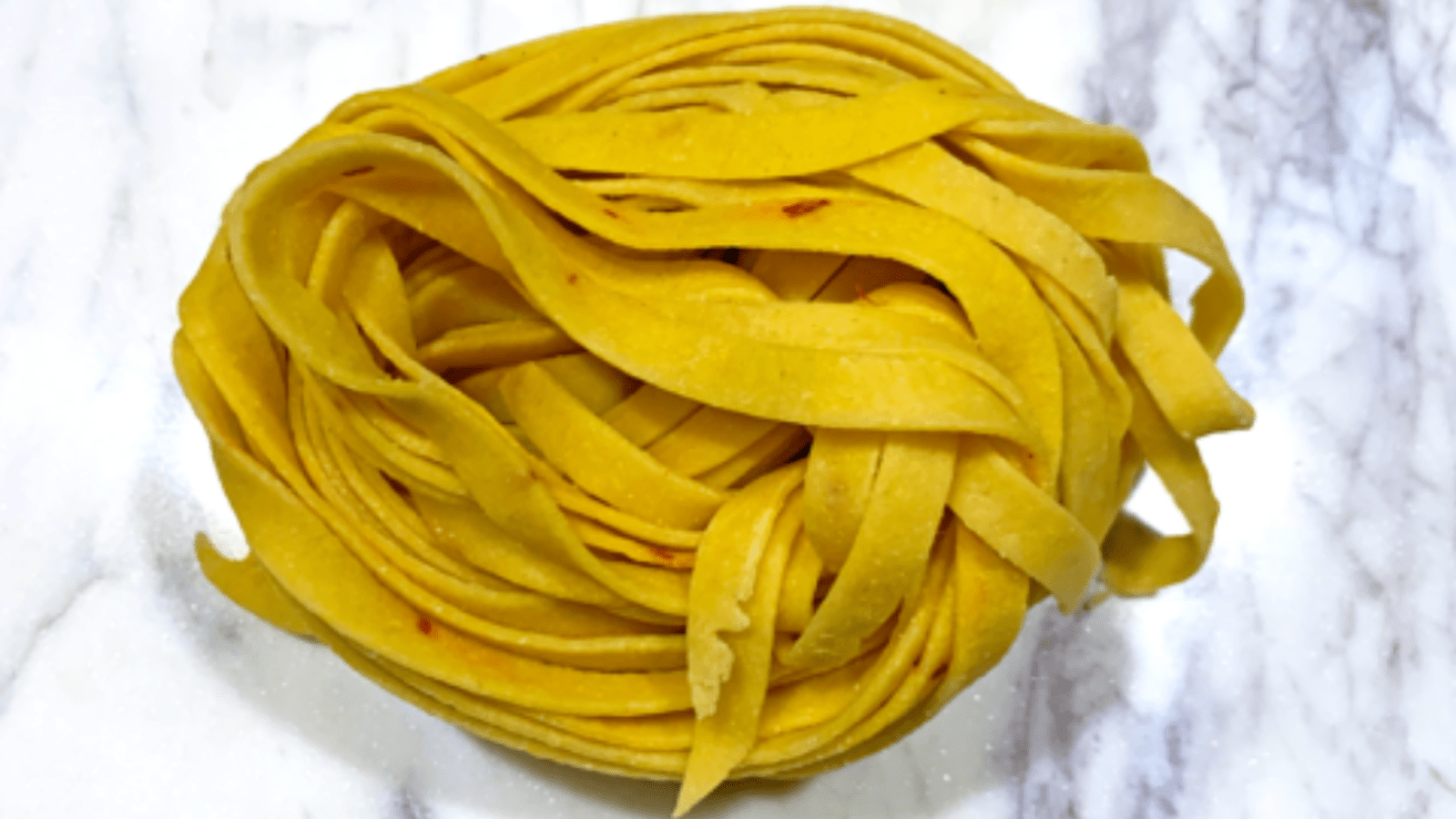 Image of Homemade Saffron Pasta Dough