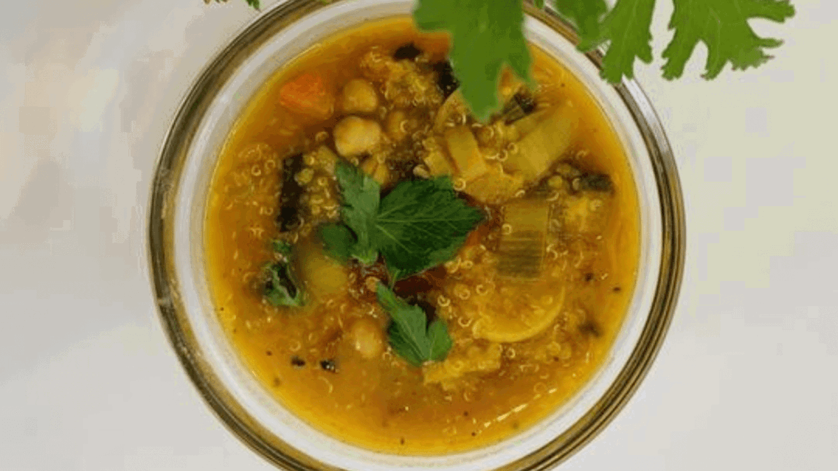 Hearty Saffron Vegetable Soup