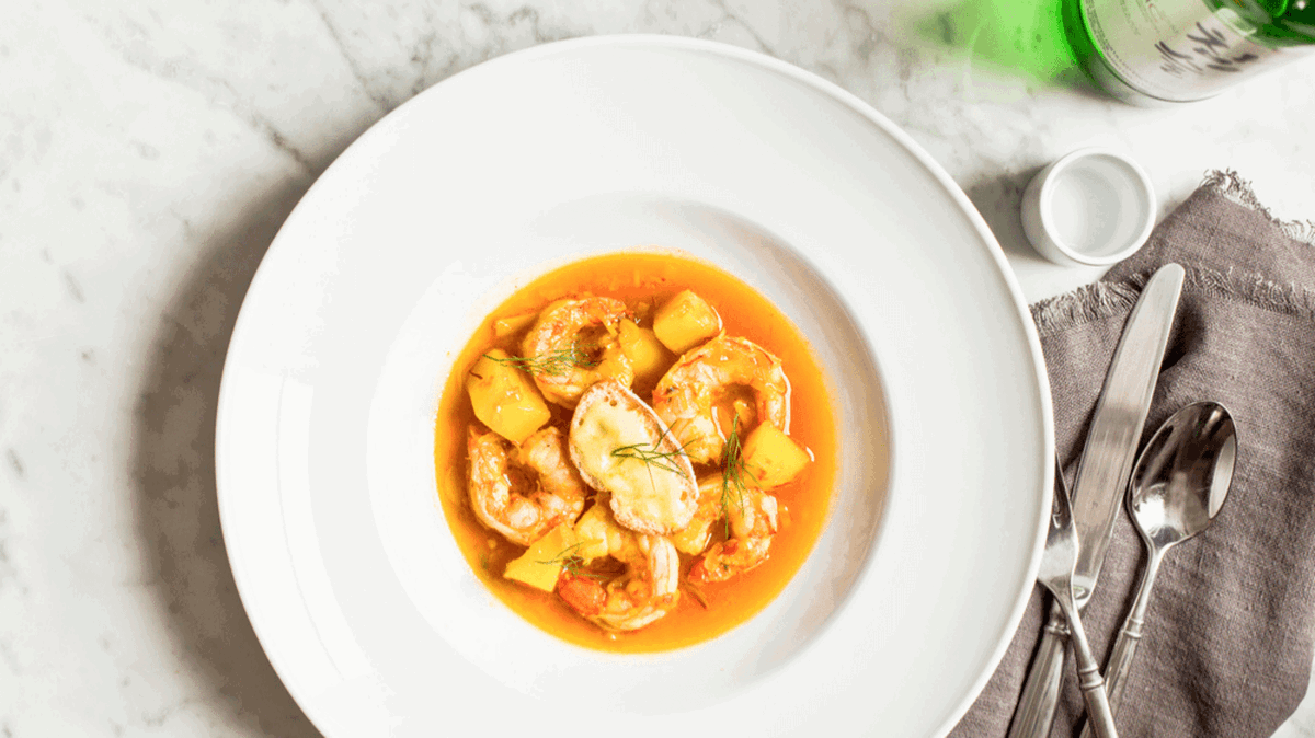 Gochujang Shrimp Bouillabaisse
