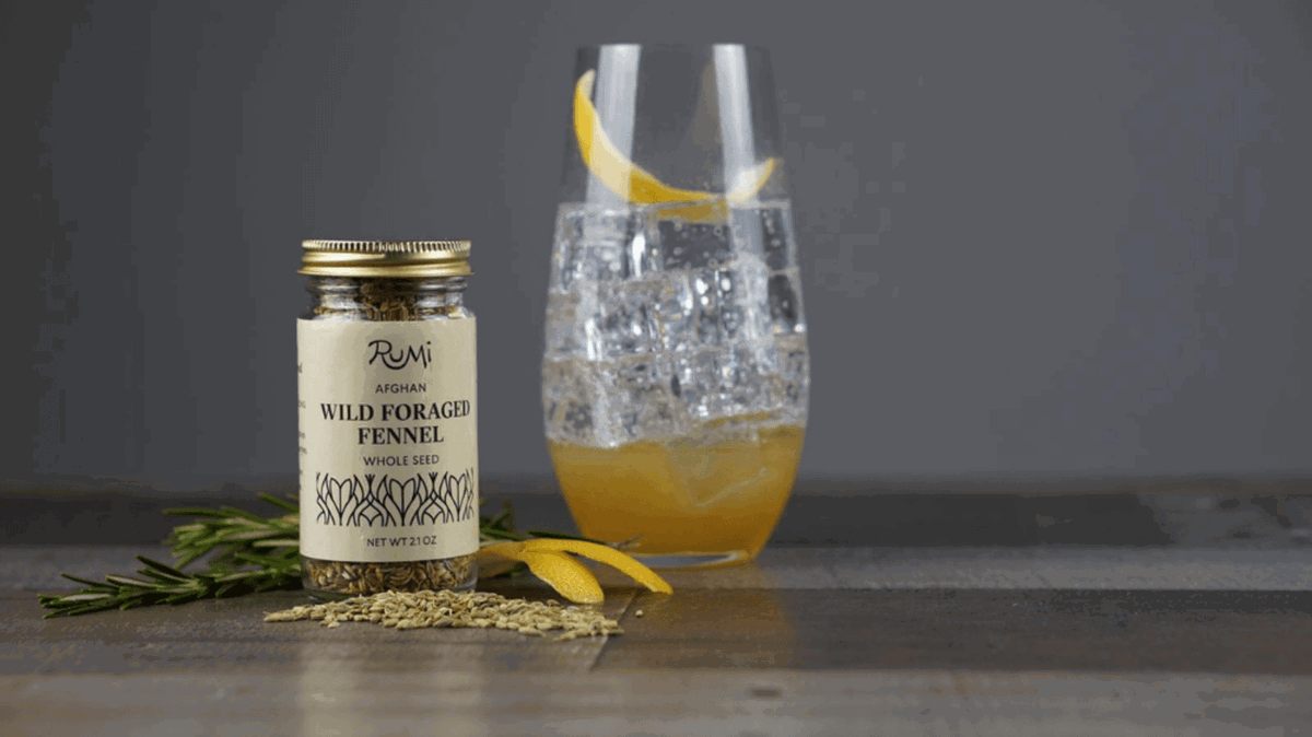 Fen & Tonic Cocktail with Fennel Simple Syrup