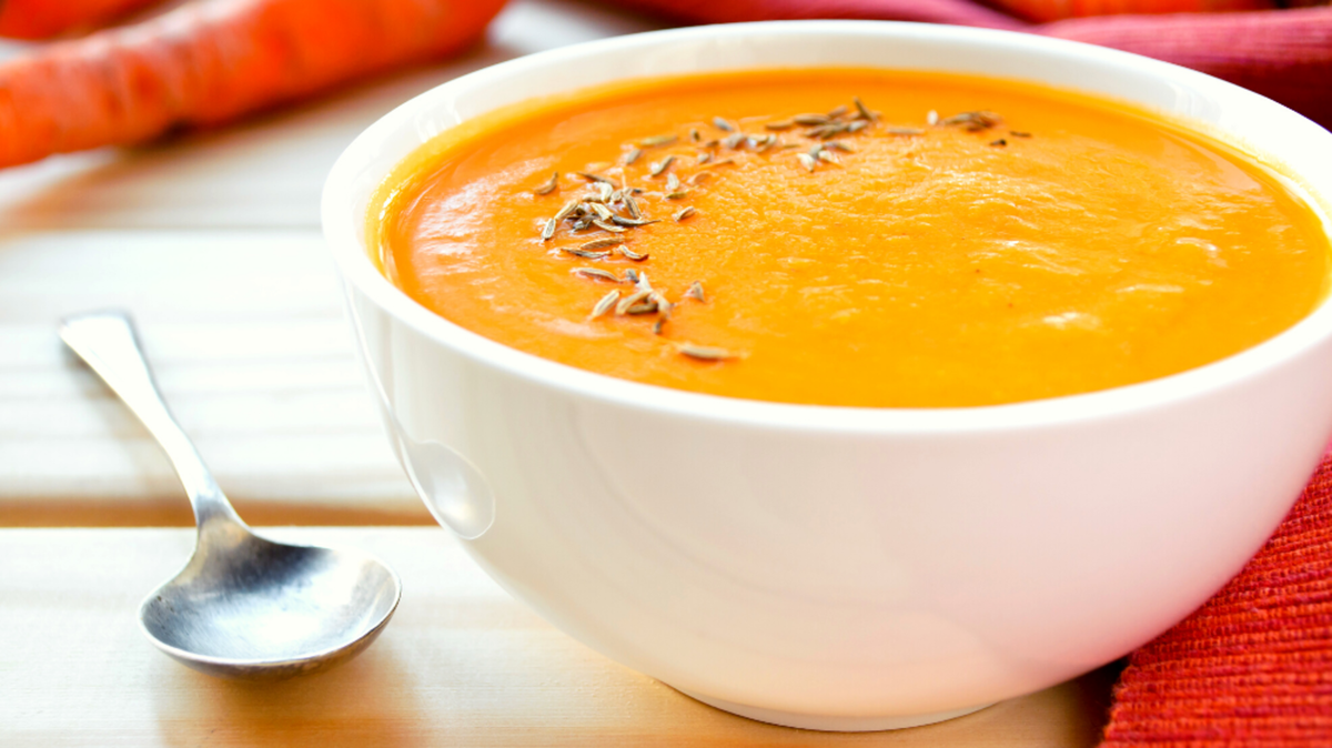 Easy Cumin and Carrot Soup