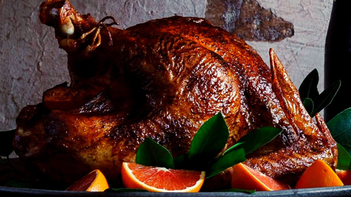 Roasted Berbere-spiced Turkey with Orange Aioli